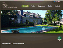 Tablet Screenshot of labuissonniere-ardennes.be